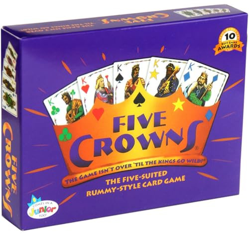 SANJSJHXJ Crowns Poker, Un Jeu de Cartes Familial Amusant pour Les Jeunes Adultes, idéal pour 1 à 7 Joueurs Lors de soirées Jeux et de fêtes.