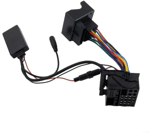 MoSundi Cavo adattatore audio AUX 5.0 con microfono esterno, 27 cm, 40 pin, adatto per opel CD30, CDC40, CD70, DVD90, installazione non distruttiva