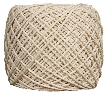 RAJRANG 4mm Macrame Cord Natural Cotton Rope for Crafting, Knitting, Wall Hanging, Home Décor 656ft