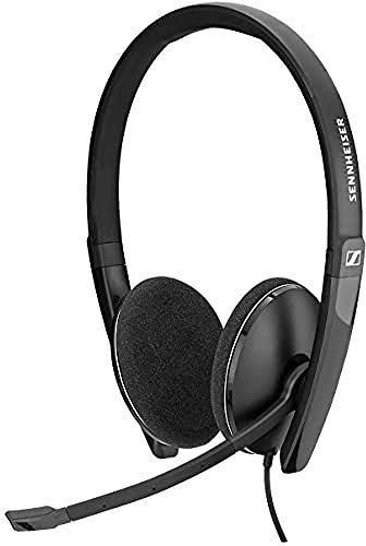 Sennheiser PC 5.2 CHAT, kabelgebundenes Headset für entspanntes Gaming, e-Learning, Noise-Cancelling-Mikrofon, hoher Komfort, klappbar – 3,5mm Klinkenstecker, Schwarz, Einheitsgröße