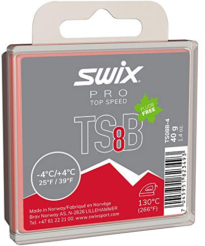 Swix Ts08b-4 Wachs, Schwarz, 40 g