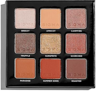 SIGMA Beauty Fiery Eyeshadow Palette For Women 0.32 oz Eye Shadow