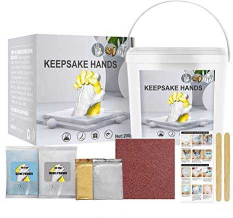 Yusat Kit di fusione a mano fai da te in gesso statua stampaggio fai da te per coppie, matrimonio, anniversario, famiglia