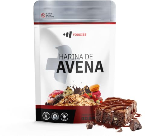 MM Supplements - Farina d'Avena - 1 kg - Fonte di Proteine ​​- Favorisce la Flora Intestinale - Soddisfa l'Appetito - Gusto Brownie