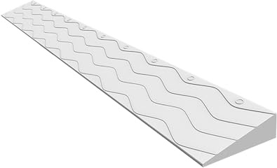 Tragbare Türschwellenrampen, Rampe Rollstuhl, Kunststofframpe zum Kehren von Roboterrollern und Fahrrädern (Color : A, Size : 100x7x1.5cm)
