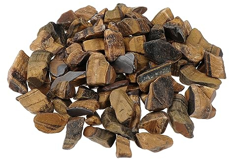 NKlaus 100g Wassersteine Tigerauge Energievolle Rohsteine Edelsteine Mineralsteine 14864