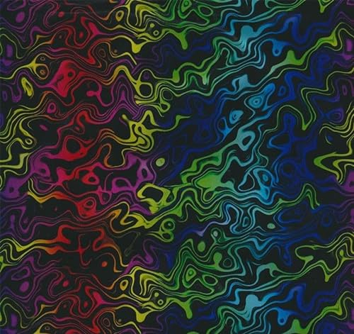MST-Design Wassertransferdruck Folie I 2 Meter Film 100 cm Breite I Swirling I MSI-0110 I WTD Hydrographics