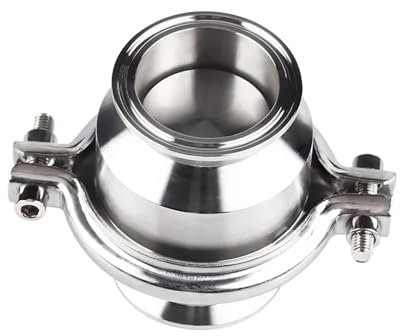 1/2 3/4 1 2 Zoll Sanitär-Tri-Clamp-Rückschlagventil SS304 Rückschlagventil 1 Stück (Size : OD19 x Clamp 50.5)