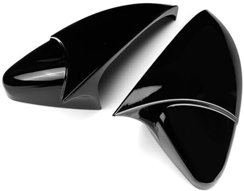 Auto Spiegelkappen Für Golf 7 Für MK7 7,5 Für GTI Für GTD Für GTE R Für Touran 2013-2020 2Pcs Seite Flügel Rückspiegel Shell Abdeckung Trim Rückspiegel Abdeckung(Carbon Look)