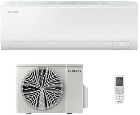 Samsung Luzon S2, Climatizzatore Monosplit in Pompa di Calore, 9000 BTU, SmartThings e Intelligenza Artificiale, WiFi, GAS R32, AR50F09C1BHNEU+AR50F09C1BHXEU, [Efficienza energetica A++/A+]