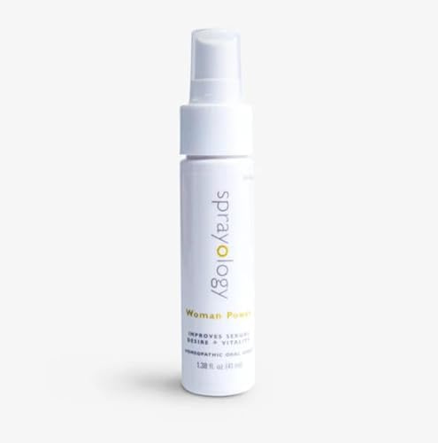 Sprayology Woman Power | Homeopathic Libidod & Vitality Booster for Women | Natural Rejuvenation Spray with Arnica & Damiana | Relieve Fatigue & The Blues | Thuja Occidentalis Formula (1.38 fl oz)