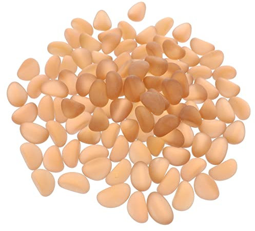 GANAZONO 2bolsas Decoración De Acuario De Piedras De Vidrio para Paisajismo De Mate para Acuarios y Jardines Acuáticos