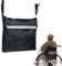 Borsa per Sedia a Rotelle Impermeabile – Wheelchair Bag 45×40×7.5cm – Zaino per Sedia a Rotelle con Band Reflective per Maniglie (Nero)