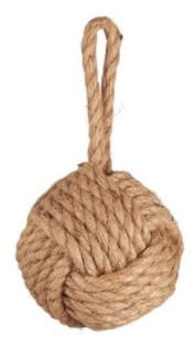 Türstopper m/Knoten Jute H: 13,5 Ø: 13,5H: 26