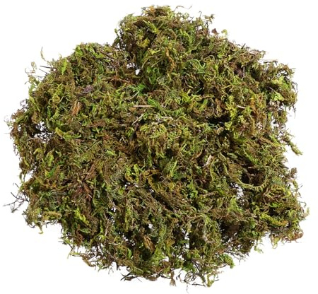 SAFIGLE Green Artificial Moss Decorative,Artificial Fake Plants,Fake Moss ArtMoss Decoration for Home, Garden,Landscaping, Floristry,Model Making,Arts and Crafts 60g/Pack