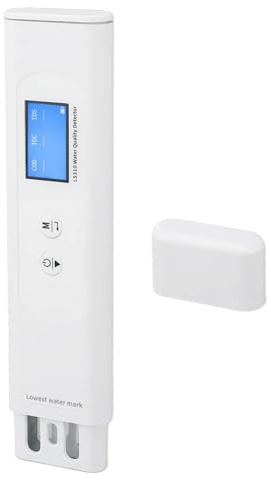 Digitales pH-Meter, Digitaler Wassertester, 6-in-1-Qualität, Tragbares TDS-EC-CSB-Messgerät Für Messteststift für Trinkwasser im Haushalt