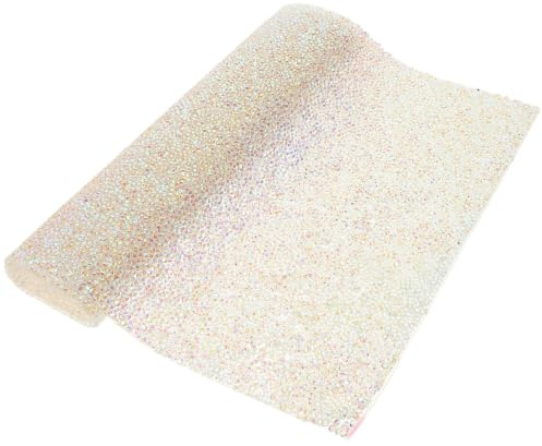 Tapis de Table en Résine pour Nail Art Blanc Décoratif pour Salon | Nappe pour Manucure, Fournitures pour École, Style Créatif Brillant, Accessoire de Table