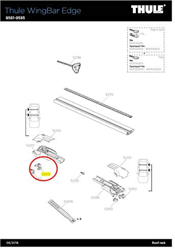 Thule TH1500052513 Schutz, Unisex, Erwachsene, Carbon, Einheitsgröße