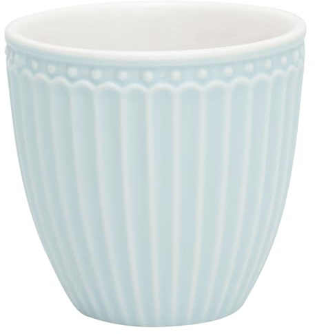 Greengate - Becher, Tasse, Kaffeetasse, Mini Latte Cup - Alice - Porzellan - Blue - 125 ml