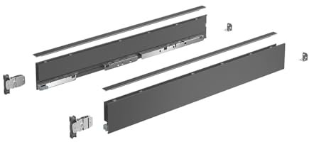 AvanTech YOU Set Zarge, Höhe 77 mm x NL 500 mm, anthrazit, links und rechts_Artikel _ 9255322