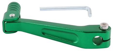 GOOFIT palancas Cambio Plegable Verde para Motocicletas Pedal Cambio Marcha aleación Aluminio Reemplazar para Motocicleta la Serie Huayang t2 T4 ATV