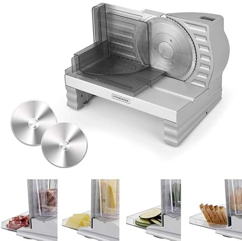 Trancheuse électrique Avec Double Lames Inox Mslicex Kitchencook