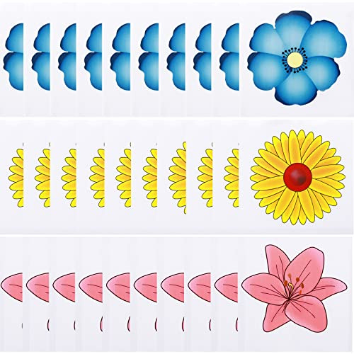 30 Stück Fensterfliegenfallen Fenster Fliegenfalle Aufkleber Sonnenblume Fliegenfalle Klebefalle Innenräume Fliegenfallen Blumenfenster Fliegenfallen Aufkleber Fly Killer Aufkleber für Garten Heim