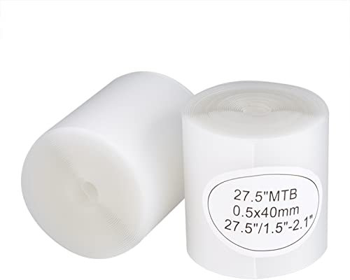 UPQRSG 2 Teiliges Pannensicheres Gürtelschutzpolster für Fahrradreifen, Pannensicheres Anti Flat Fahrradreifen Liner, 0,5 Mm Dicker Schlauchschutz, 4 Größen Erhältlich(27.5in)