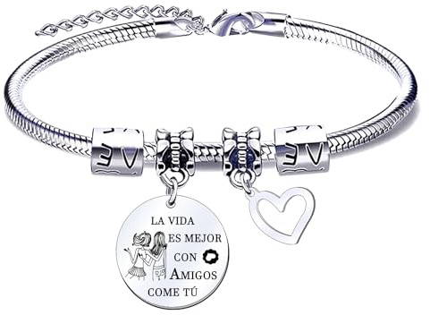 XWXWXW Regalos Amigos Pulseras Amigos Pulseras Amistad Mujeres Regalos de cumpleaños, Regalos de pulsera para mujeres, Regalos creativos para Amigos (2)