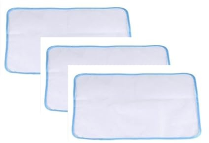 3 Pcs White Protective Ironing Scorch-Saving Mesh Pressing Pad Mesh Cloth, No Melt Pressing Cloth for Easy Ironing and Protection, Processed, Crafts and Sewing, Pressing Cloth for Ironing (16x24)