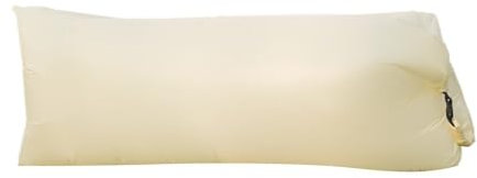 HUMAJORY Aufblasbares Lazy Sofa for Erwachsene, Aufblasbares Lounger-Luftsofa mit Tragetasche, Tragbare Luftliege, Wasserdicht for Pool, Camping, Reisen(Beige)