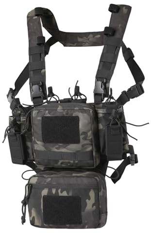 VOTAGOO Taktische Brustschützer, Paintball Chest Rig