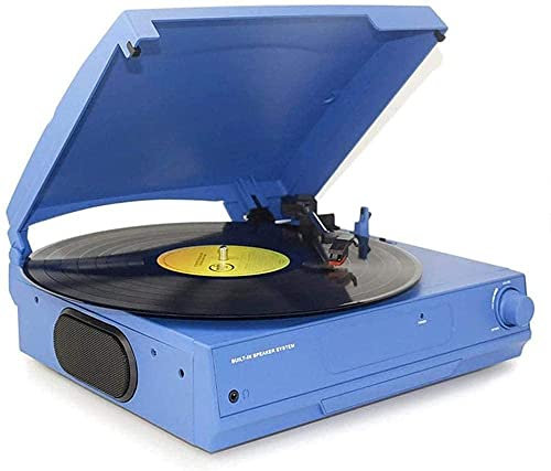 Aioneer Tocadiscos Retro, Gramófono, Tocadiscos GE, Tocadiscos De Vinilo, Fonógrafo Portátil, Altavoces Estéreo Incorporados, Gramófono para Toda La Familia