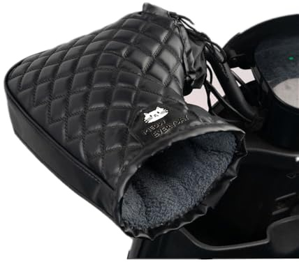 SJTJSPX Manchons de guidon de moto, gants de vélo imperméables, gants de guidon de moto chauds pour l'hiver, pour motoneige, scooter, vélo