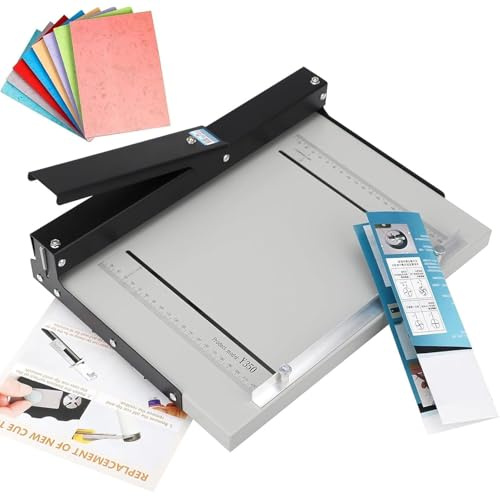 Plieuse manuelle pour papier - Pliage robuste - Positionnement précis - Pour cartes de vœux et papiers photo