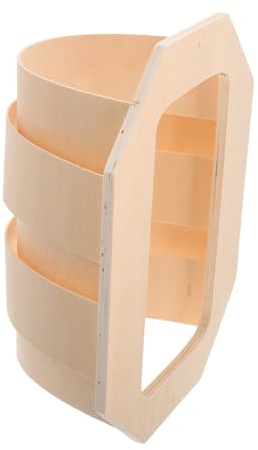 VALICLUD Pantalla de Lámpara de Madera para Sauna Ligera y Delgada Cubierta Protectora Fácil de Instalar Compatible con Múltiples Modelos Luz Suave y Ambiente Relajante para Sala de Sauna