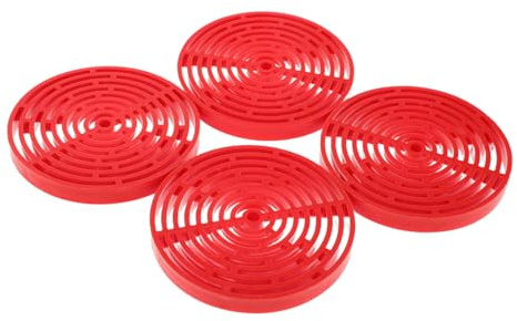 ibasenice 4pcs Aquarium Separator Trays Plastic Fish Tank Filters Bottom Isolation Boards Noise Reduction Water Flow Diffuser for Aquarium Fish Tank Accessories