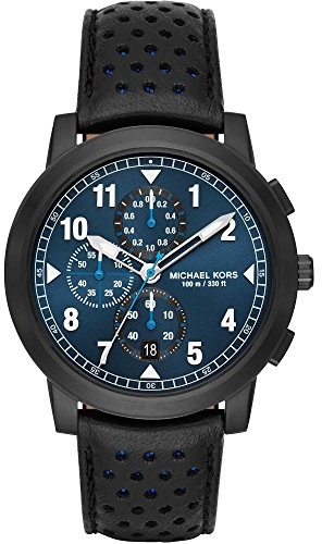 Michael Kors MK8547 PAXTON Herrenchronograph, Quarzuhrwerk, Lederarmband