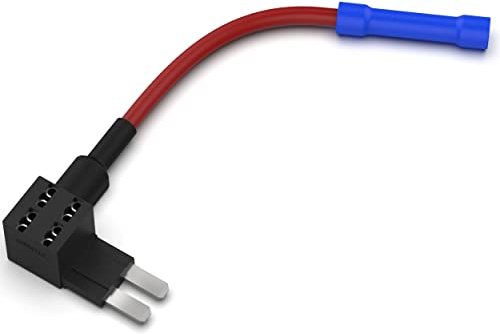 AUPROTEC Sicherungshalter mikrOTO für Micro Sicherungen | Adapter mit Kabel, für Flachstecksicherungen, bis 30A