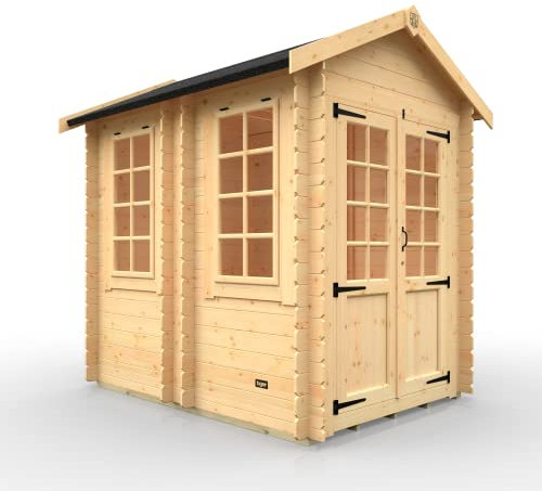 TigerFlex Zora Log Cabin Timber Summerhouse, Office, Storage Facilty 19mm 8 x 6 ft