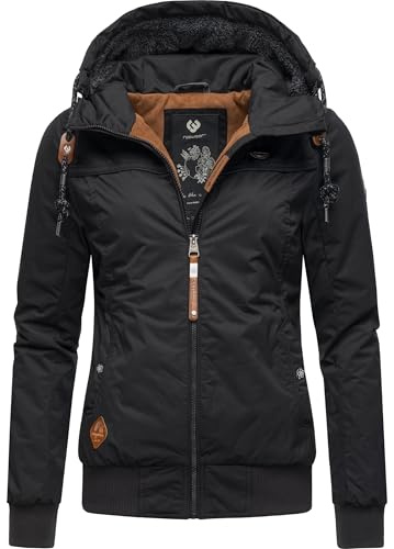 Ragwear Damen warme Winterjacke mit abnehmbarer Kapuze Jotty Winter Intl XS-XXL