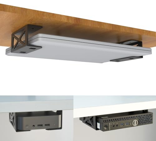 bylitco Under Desk Laptop/Mini PC Storage Mount,CPU Holder,Compatible with Dell OptiPlex,Mac Book,Mac mini and More.