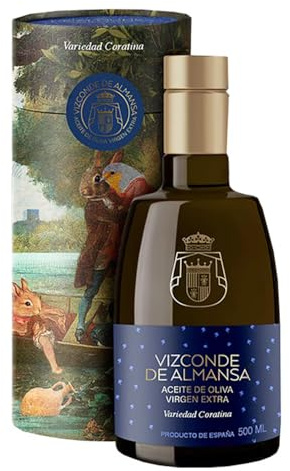 VIZCONDE DI ALMANSA | Olio extravergine di oliva varietà Coratina - Con astuccio - Bottiglia di vetro 500 ml