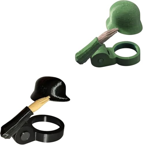 Flaschenverschlüsse mit Soldatengruß, Bierflaschenhelm, Wiederverwendbare Neuheit Dekorative Kappe, Einzigartiger Deckel, Getränke Insektenschutz, ideal für Handwerk, Party, Bars, Veteranen