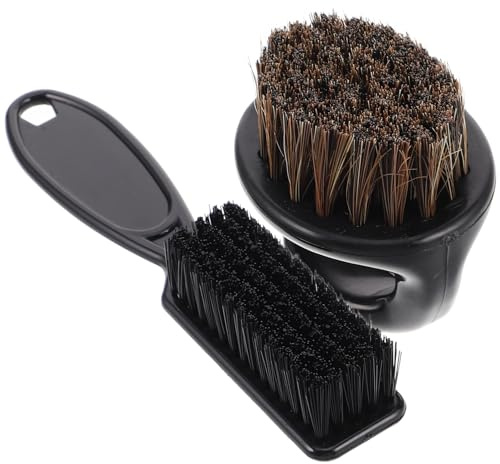 Bartbürsten Satz 1 Satz Schwarz Kunststoff für Männer | Barbierbürste, Stylingbürste für Grooming, Entfernt Haarreste, für Empfindliche Haut