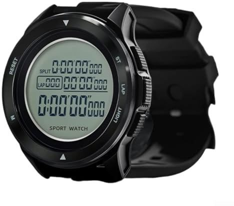 Reloj de árbitro de fútbol, cronómetro deportivo digital con función luminosa para árbitros para correr y entrenar fitness