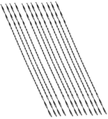 LIFKOME 12pièces Lot De Lames Spirales Pour Scie Sauteuse Accessoires De Sciage Lames De à Scier Courbes