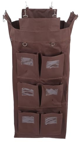 LIFKOME Bolsa de Repuesto Gran Capacidad y Apertura Amplia para Carrito de Limpieza con 6 Bolsillos Fabricada en Tela Oxford para Uso en Hoteles