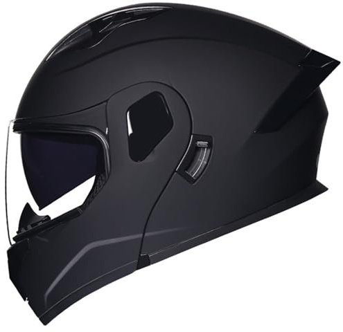 Motorrad Klapphelm Für Erwachsene Modularer Motorradhelm Mit Doppelvisier Flip Up Roller Integralhelm DOTECE-Zugelassener Motocrosshelme Männer und Frauen Sturzhelm L,M=57~58CM