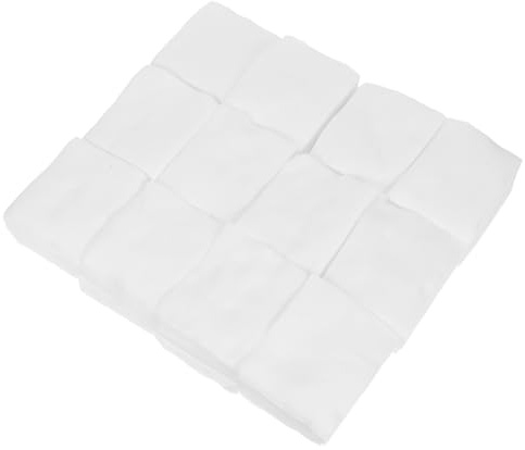 Healvian 2400stücke Baumwollpads zum Abschminken Quadratische Wattepads für Gesichtswasser und Make-up-entfernung Saugfähige Pads für Tägliche Hautpflege